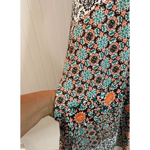 Maeve XS Sleeveless Mixed Floral Patchwork Swing Dress - Picture 9 of 15